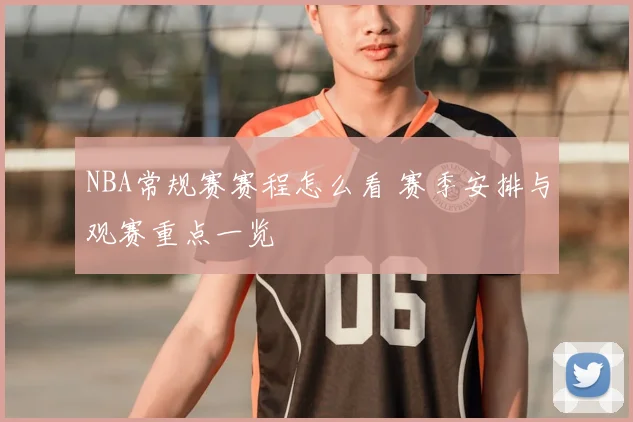 NBA常规赛赛程怎么看 赛季安排与观赛重点一览