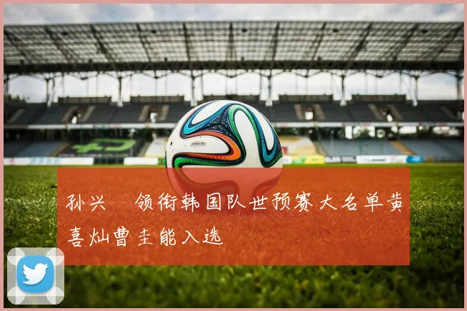 孙兴慜领衔韩国队世预赛大名单黄喜灿曹圭能入选